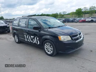 2014 Dodge Grand Caravan SXT z VIN 2C4RDGCGXER388459, wystawiony jako IAAI lot #42350937 z przebiegiem 149 276 mil mil oraz . Historia ofert i sprzedaży dostępna na DreamBid. Obrazek 1.