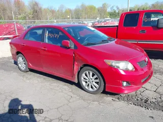 2010 Toyota Corolla with VIN 2T1BU4EE6AC463034, listed as a IAAI auction lot 42142584 with 190,193 mi miles. Bid and sale history available at carsss.com. Image 1.