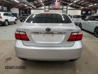 2008 Lexus LS 600h L with VIN JTHDU46F185002409, listed as a Copart auction lot 79900444 with 156,054 mi miles and Salvage title. Bid and sale history available at DreamBid. Image 6.