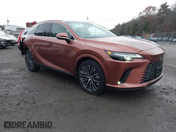 2023 Lexus RX 350h with VIN 2T2BBMCAXPC018936, listed as a IAAI auction lot 41027968 with 20,669 mi miles and . Bid and sale history available at DreamBid. Image 1.