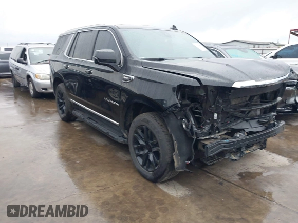 2022 GMC Yukon SLT with VIN 1GKS2BKD3NR303893, listed as a IAAI auction lot 41096447 with 72,794 mi miles. Bid and sale history available at carsss.com. Image 1.