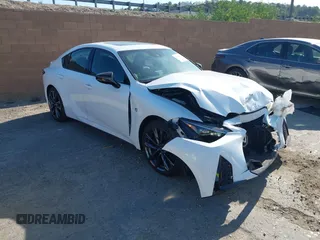 2025 Lexus IS 350 F Sport with VIN JTHGZ1B28S5085294, listed as a IAAI auction lot 42384710 with 4,150 mi miles and . Bid and sale history available at DreamBid. Image 1.