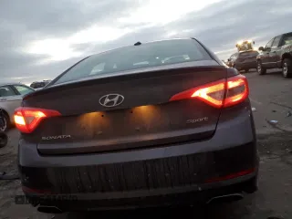 2017 Hyundai Sonata Sport with VIN 5NPE34AF4HH453107, listed as a Copart auction lot 88960945 with 82,082 mi miles and Salvage Title. Bid and sale history available at DreamBid. Image 6.