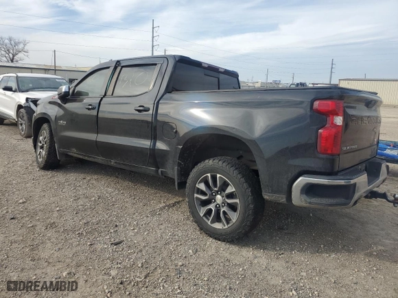 2020 Chevrolet Silverado 1500 LT with VIN 3GCUYDED5LG137531, listed as a Copart auction lot 48124755 with 0 mi miles and Salvage Title. Bid and sale history available at carsss.com. Image 2.