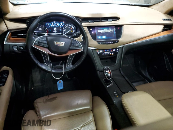 2017 Cadillac XT5 Platinum AWD with VIN 1GYKNFRS2HZ127285, listed as a Copart auction lot 83945154 with 93,191 mi miles and Salvage Title. Bid and sale history available at carsss.com. Image 8.