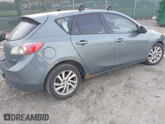 2012 Mazda Mazda3 i Touring with VIN JM1BL1L81C1651952, listed as a IAAI auction lot 40863599 with 242,296 mi miles. Bid and sale history available at carsss.com. Image 4.