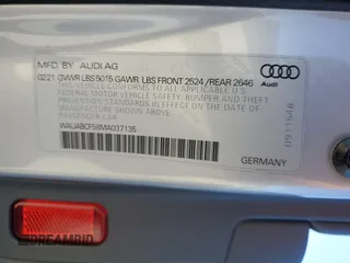 2021 Audi A5 Sportback Premium with VIN WAUABCF58MA037135, listed as a Copart auction lot 69164533 with 34,927 mi miles. Bid and sale history available at carsss.com. Image 12.