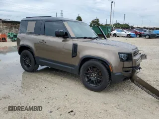 2023 Land Rover Defender S with VIN SALEJ6EX3P2121687, listed as a Copart auction lot 89240485 with 55,726 mi miles and Non repairable. Bid and sale history available at DreamBid. Image 4.