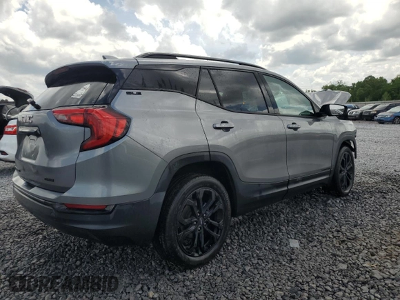 2019 GMC Terrain SLE z VIN 3GKALTEV7KL177723, wystawiony jako Copart lot #55613435 z przebiegiem 92 990 mil mil oraz Szkoda całkowita • Salvage title. Historia ofert i sprzedaży dostępna na DreamBid. Obrazek 3.