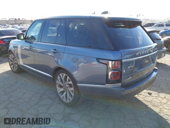 2022 Land Rover Range Rover Westminster z VIN SALGS2RU2NA460782, wystawiony jako IAAI lot #41603429 z przebiegiem 55 166 mil mil oraz . Historia ofert i sprzedaży dostępna na DreamBid. Obrazek 3.