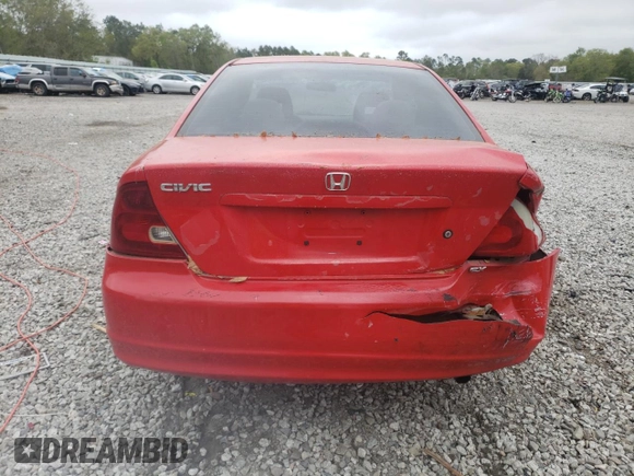 2003 Honda Civic EX with VIN 1HGEM22933L031992, listed as a Copart auction lot 51784275 with 228,300 mi miles and Salvage Title. Bid and sale history available at DreamBid. Image 6.