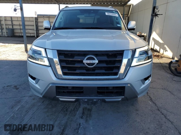 2021 Nissan Armada SL with VIN JN8AY2BA3M9373974, listed as a Copart auction lot 80250994 with 80,141 mi miles and Salvage Title. Bid and sale history available at carsss.com. Image 5.