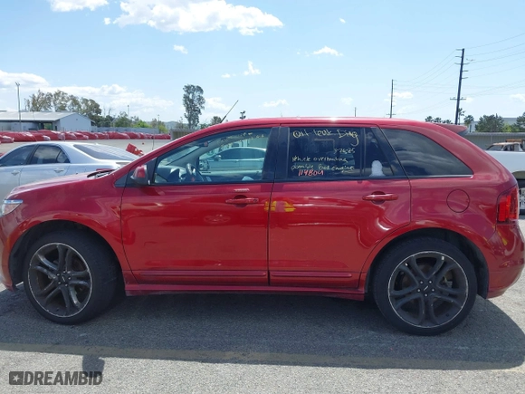 2014 Ford Edge Sport with VIN 2FMDK3AK4EBB00827, listed as a IAAI auction lot 41960737 with 114,808 mi miles. Bid and sale history available at carsss.com. Image 20.
