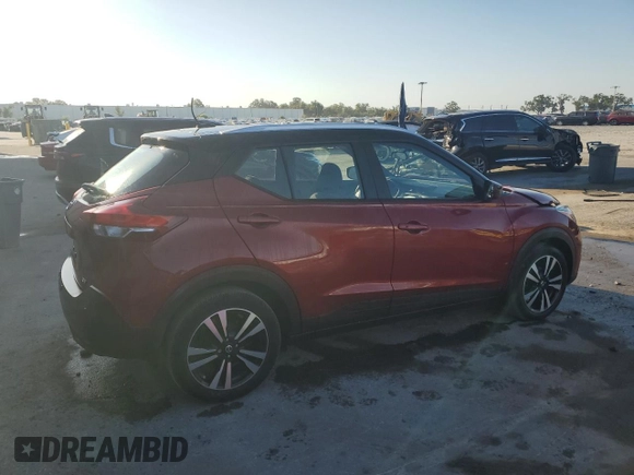 2020 Nissan Kicks SV with VIN 3N1CP5CV8LL565944, listed as a Copart auction lot 53355745 with 14,429 mi miles and Salvage Title. Bid and sale history available at carsss.com. Image 3.