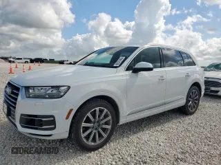 2018 Audi Q7 Prestige с VIN WA1VAAF74JD029082, выставлен на аукционе Copart как лот 62575405 с пробегом 81 589 миль миль и Списание • Salvage title. История ставок и продаж доступна на DreamBid. Изображение 1.