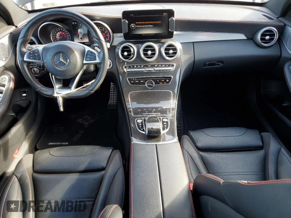 2018 Mercedes-Benz C 43 AMG with VIN 55SWF6EB9JU267340, listed as a Copart auction lot 55448435 with 80,303 mi miles and Clean Title. Bid and sale history available at carsss.com. Image 8.