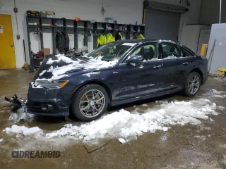2018 Audi A6 Premium Plus with VIN WAUG3AFC6JN053249, listed as a Copart auction lot 43874035 with 118,814 mi miles and Salvage Title. Bid and sale history available at carsss.com. Image 1.