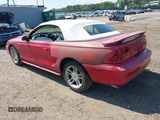 1996 Ford Mustang GT with VIN 1FALP45X1TF202228, listed as a IAAI auction lot 42618417 with 112,789 mi miles and . Bid and sale history available at DreamBid. Image 3.