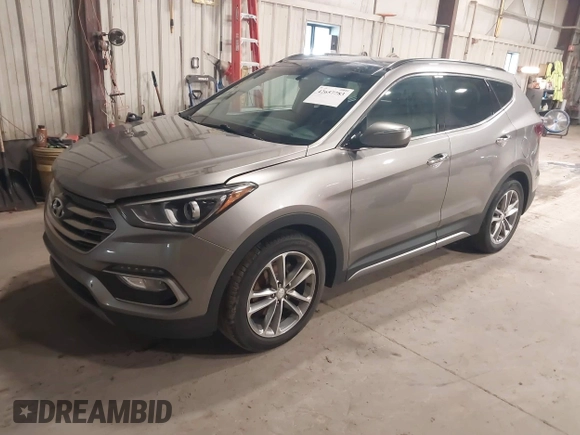 2017 Hyundai Santa Fe 2.0T with VIN 5XYZUDLA4HG424259, listed as a IAAI auction lot 42657783 with 213,040 mi miles and . Bid and sale history available at DreamBid. Image 2.