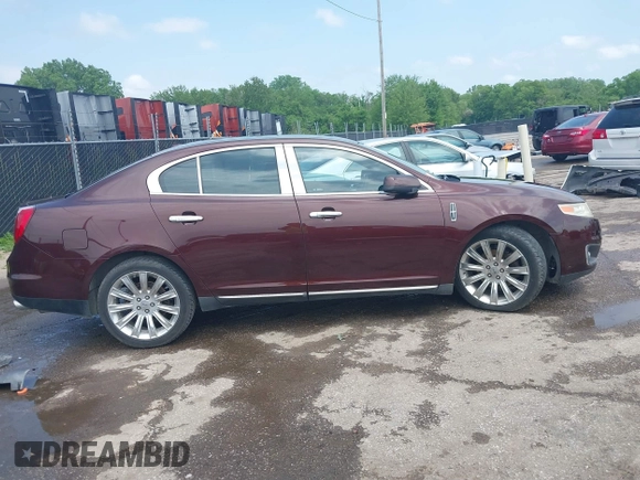 2009 Lincoln MKS with VIN 1LNHM93R69G628697, listed as a IAAI auction lot 39338358 with 125,585 mi miles and . Bid and sale history available at DreamBid. Image 14.