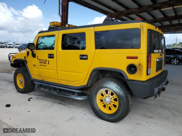 2003 Hummer H2 with VIN 5GRGN23U63H106323, listed as a Copart auction lot 76447054 with 0 mi miles and Clean Title. Bid and sale history available at carsss.com. Image 2.