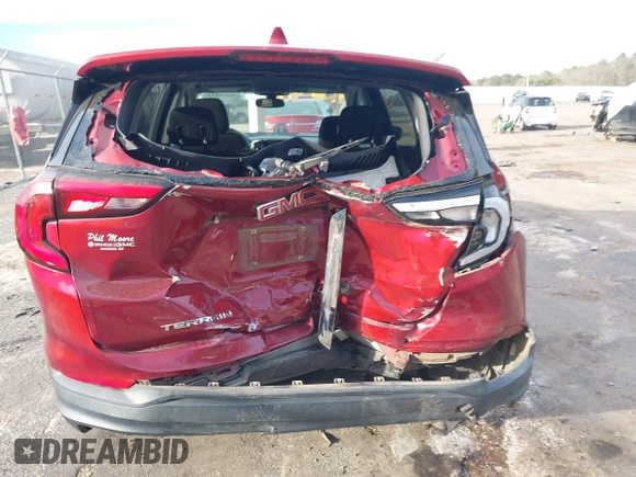 2019 GMC Terrain SLE with VIN 3GKALMEV9KL193203, listed as a IAAI auction lot 41679974 with 76,684 mi miles. Bid and sale history available at carsss.com. Image 6.