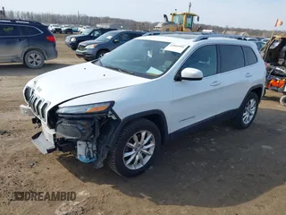 2014 Jeep Cherokee Limited with VIN 1C4PJMDS1EW277677, listed as a IAAI auction lot 41804993 with 55,010 mi miles and . Bid and sale history available at DreamBid. Image 17.