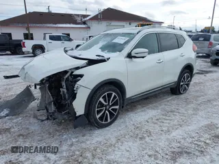 2019 Nissan Rogue SL with VIN 5N1AT2MV4KC815652, listed as a IAAI auction lot 41335282 with 47,340 mi miles. Bid and sale history available at carsss.com. Image 16.