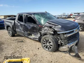 2022 Chevrolet Silverado 1500 LT with VIN 3GCUDDED1NG652802, listed as a Copart auction lot 87692655 with Not Provided miles and Salvage Title. Bid and sale history available at DreamBid. Image 4.