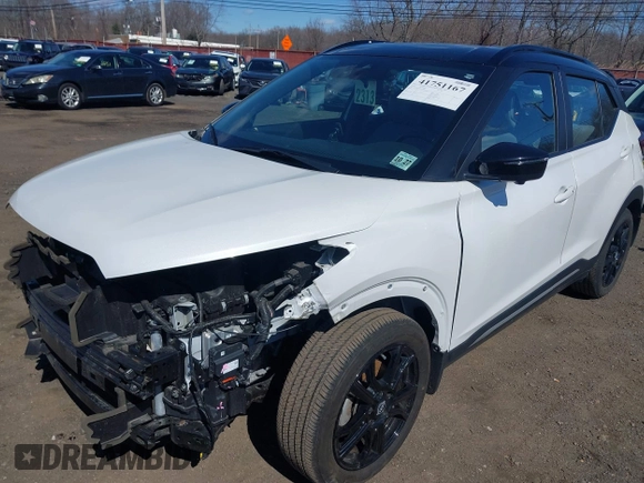 2023 Nissan Kicks SR with VIN 3N1CP5DV6PL473400, listed as a IAAI auction lot 41751167 with 23,539 mi miles. Bid and sale history available at carsss.com. Image 6.