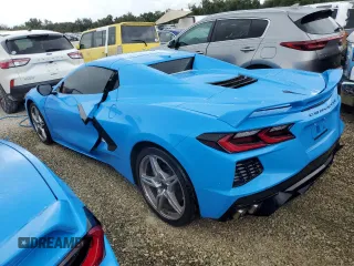 2021 Chevrolet Corvette 1LT with VIN 1G1YA3D45M5123969, listed as a Copart auction lot 73947164 with 0 mi miles and Salvage Title. Bid and sale history available at carsss.com. Image 2.