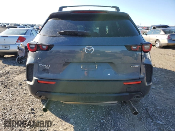 2023 Mazda CX-50 2.5 S Premium Plus Package with VIN 7MMVABEMXPN102266, listed as a Copart auction lot 46822415 with 53,288 mi miles and Salvage Title. Bid and sale history available at carsss.com. Image 6.