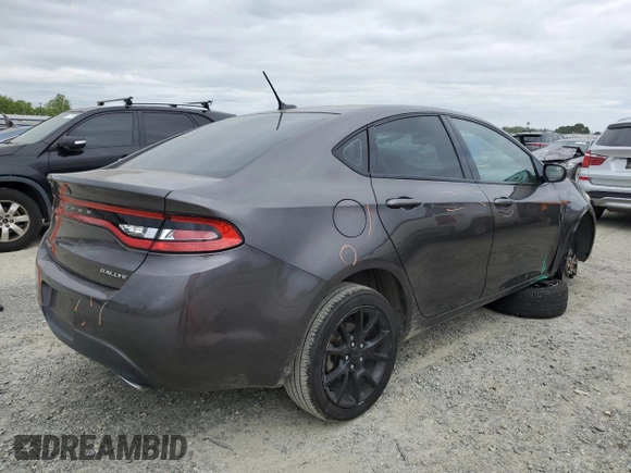 2015 Dodge Dart SXT with VIN 1C3CDFBB3FD119010, listed as a Copart auction lot 53688125 with 99,271 mi miles and Salvage Title. Bid and sale history available at DreamBid. Image 3.