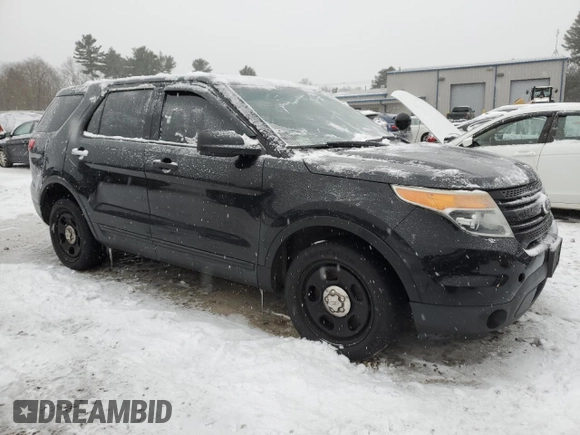 2013 Ford Utility Police Interceptor with VIN 1FM5K8AR8DGB16051, listed as a Copart auction lot 85989514 with 194,414 mi miles and Clean Title. Bid and sale history available at carsss.com. Image 4.