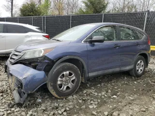 2014 Honda CR-V LX with VIN 2HKRM4H33EH684814, listed as a Copart auction lot 51582125 with 75,593 mi miles and Salvage Title. Bid and sale history available at carsss.com. Image 1.