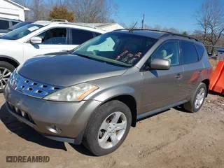2004 Nissan Murano SL with VIN JN8AZ08T24W221583, listed as a IAAI auction lot 41693589 with 216,465 mi miles. Bid and sale history available at carsss.com. Image 2.