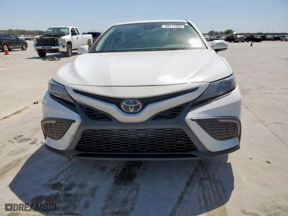 2023 Toyota Camry SE with VIN 4T1G11AK6PU822219, listed as a Copart auction lot 49717385 with 37,155 mi miles and Salvage Title. Bid and sale history available at carsss.com. Image 5.
