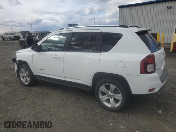 2014 Jeep Compass Sport with VIN 1C4NJDBB7ED503825, listed as a Copart auction lot 49867255 with 116,663 mi miles and Salvage Title. Bid and sale history available at carsss.com. Image 2.