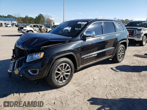 2014 Jeep Grand Cherokee Limited with VIN 1C4RJEBG4EC234773, listed as a Copart auction lot 41469775 with 114,729 mi miles and Salvage Title. Bid and sale history available at carsss.com. Image 1.