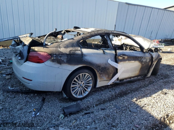 2015 BMW 4 Series 428i xDrive with VIN WBA3N5C59FK198008, listed as a Copart auction lot 43470555 with 0 mi miles and Non Repairable. Bid and sale history available at carsss.com. Image 3.