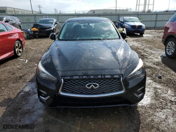 2018 Infiniti Q50 3.0t SPORT with VIN JN1EV7AR6JM611581, listed as a Copart auction lot 47108275 with NaN miles and Salvage Title. Bid and sale history available at carsss.com. Image 5.