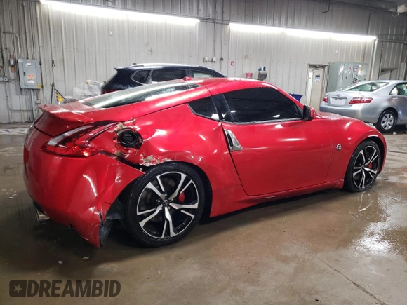 2019 Nissan 370Z Sport Touring with VIN JN1AZ4EH5KM422649, listed as a Copart auction lot 48362095 with 74,172 mi miles and Salvage Title. Bid and sale history available at DreamBid. Image 3.