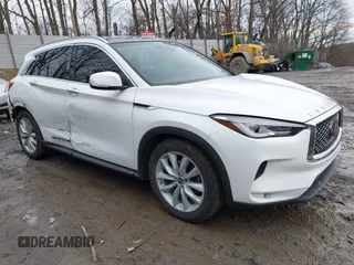 2019 Infiniti QX50 Luxe with VIN 3PCAJ5M3XKF122632, listed as a IAAI auction lot 41649378 with 80,156 mi miles and . Bid and sale history available at DreamBid. Image 1.