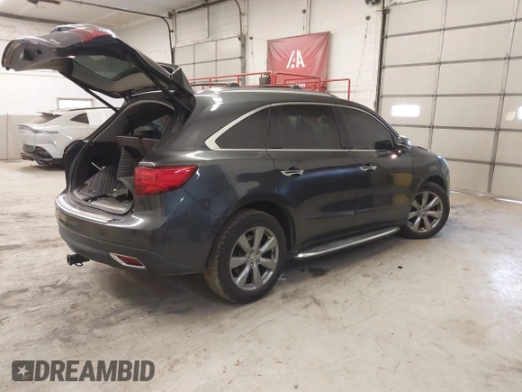 2014 Acura MDX Advance with VIN 5FRYD4H83EB047748, listed as a IAAI auction lot 41112451 with 126,791 mi miles and . Bid and sale history available at carsss.com. Image 4.
