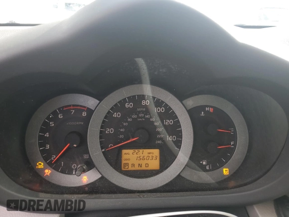 2010 Toyota RAV4 with VIN JTMBK4DV1A5088027, listed as a Copart auction lot 45764455 with 156,033 mi miles and Salvage Title. Bid and sale history available at carsss.com. Image 9.