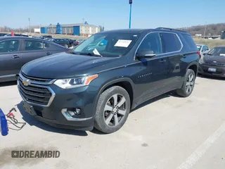 2020 Chevrolet Traverse LT with VIN 1GNERHKW1LJ115725, listed as a IAAI auction lot 41745831 with 53,940 mi miles and . Bid and sale history available at DreamBid. Image 2.