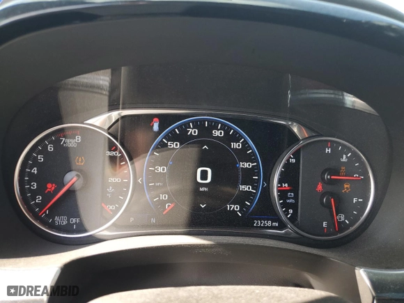 2023 Chevrolet Traverse High Country with VIN 1GNERNKW6PJ255970, listed as a Copart auction lot 77387294 with 23,258 mi miles and Salvage Title. Bid and sale history available at carsss.com. Image 9.