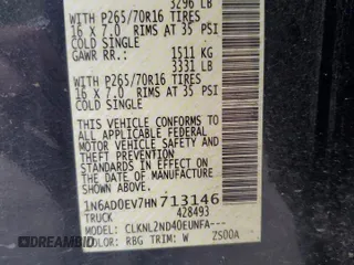 2017 Nissan Frontier SV with VIN 1N6AD0EV7HN713146, listed as a Copart auction lot 48355665 with 89,396 mi miles and Salvage title. Bid and sale history available at DreamBid. Image 12.