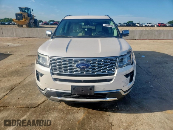 2018 Ford Explorer Platinum with VIN 1FM5K8HT2JGB88893, listed as a Copart auction lot 61164705 with 133,843 mi miles and Salvage title. Bid and sale history available at DreamBid. Image 5.