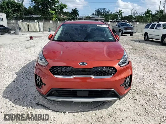 2021 Kia Niro Touring with VIN KNDCC3LC7M5463144, listed as a Copart auction lot 80680704 with 53,290 mi miles and Non Repairable. Bid and sale history available at carsss.com. Image 13.